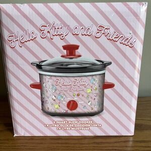 Hello Kitty And Friends Sanrio Slow Cooker 2 Quart Brand New Kitchen Cooking